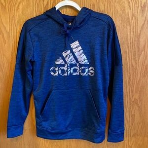 Navy and Purple Adidas Sweatshirt (small)